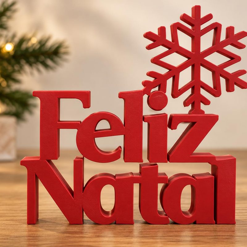 Enfeite Feliz Natal, foto do anúncio